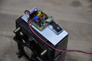 Автоматический регулятор вращения вентилятора.