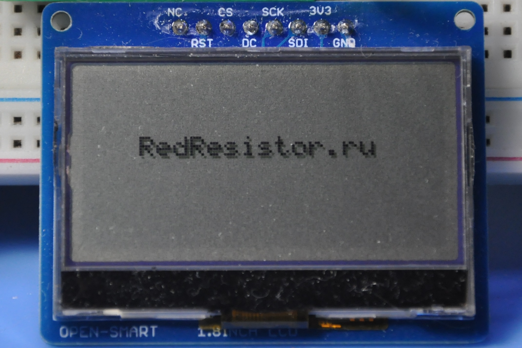Экран OPEN-SMART 1.8 INCH LCD без подсветки